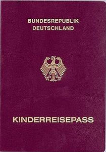 Ein Kinder-Reisepass